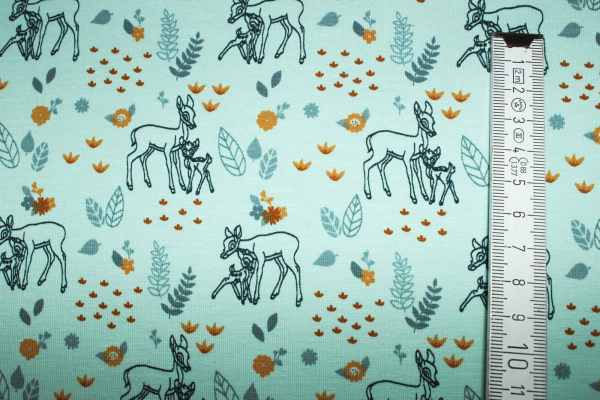 Jersey My little Baby mint Bambi (ca. 90 cm)